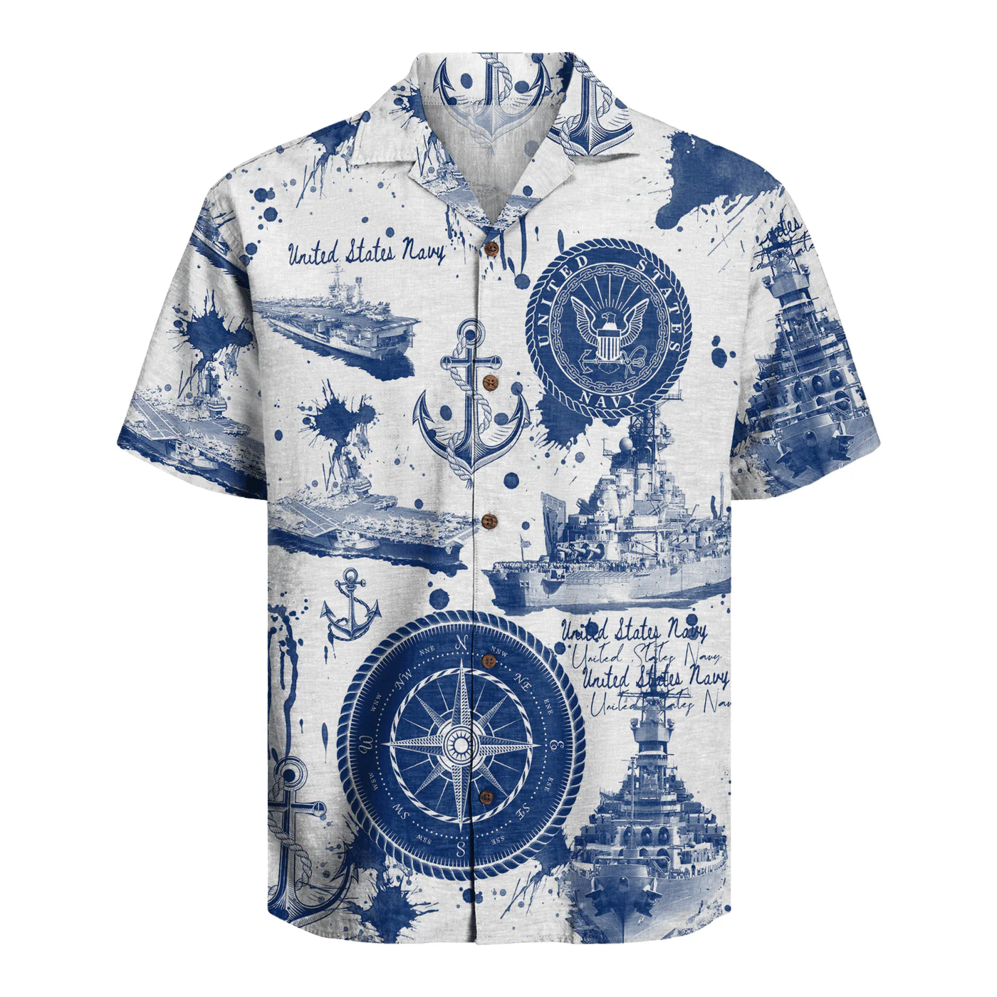 US Navy – America 250th Anniversary Hawaiian Shirt