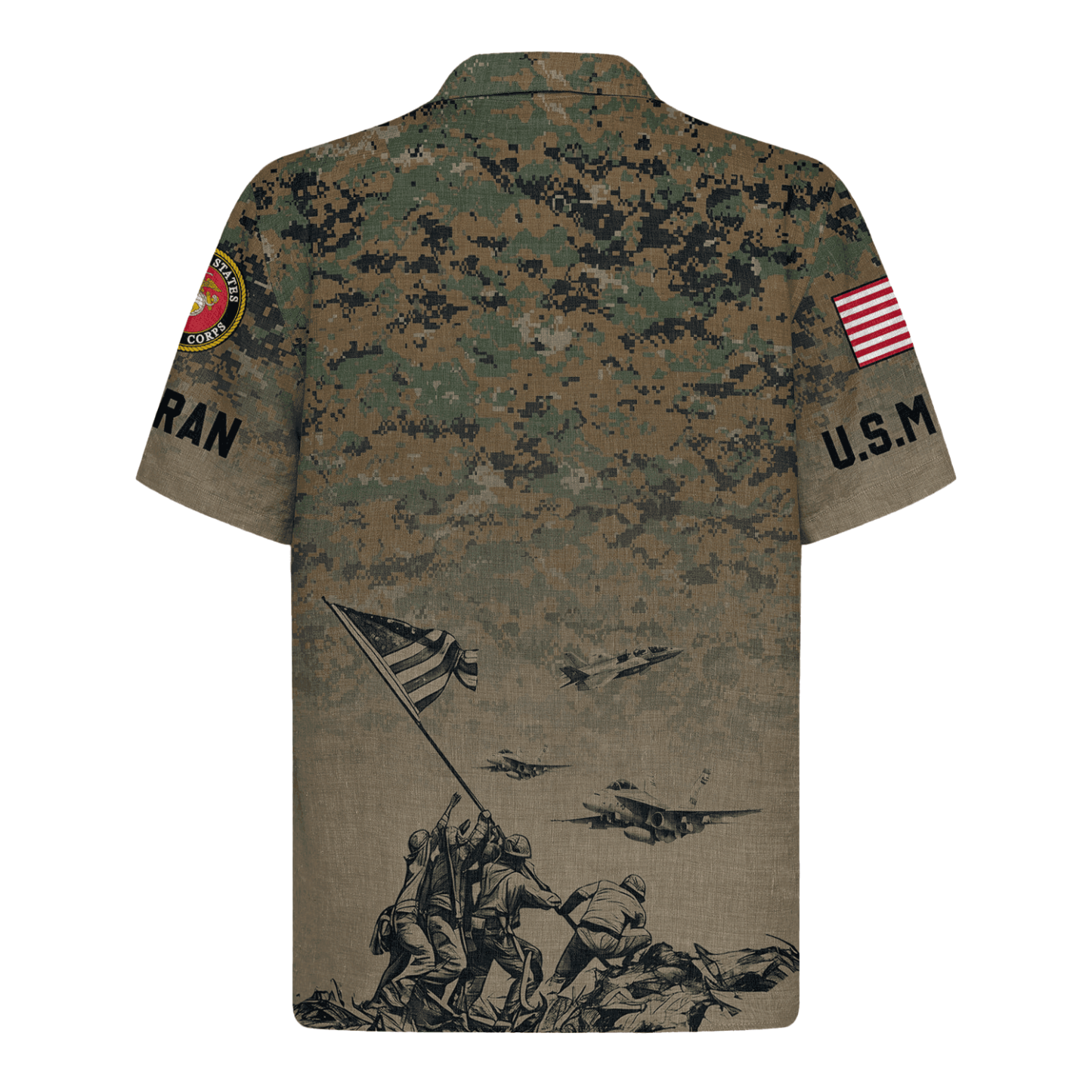 US MARINE 250th Years Of Service Hawaiian Shirt