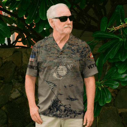 US MARINE 250th Years Of Service Hawaiian Shirt