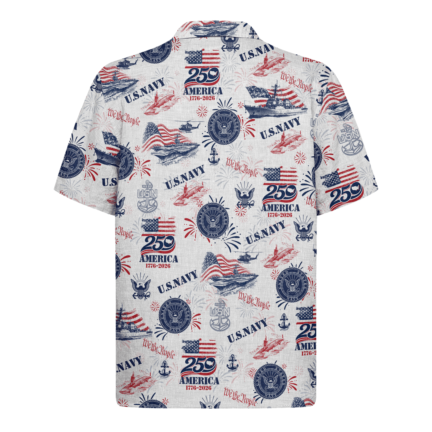 US Navy – America 250th Anniversary Hawaiian Shirt