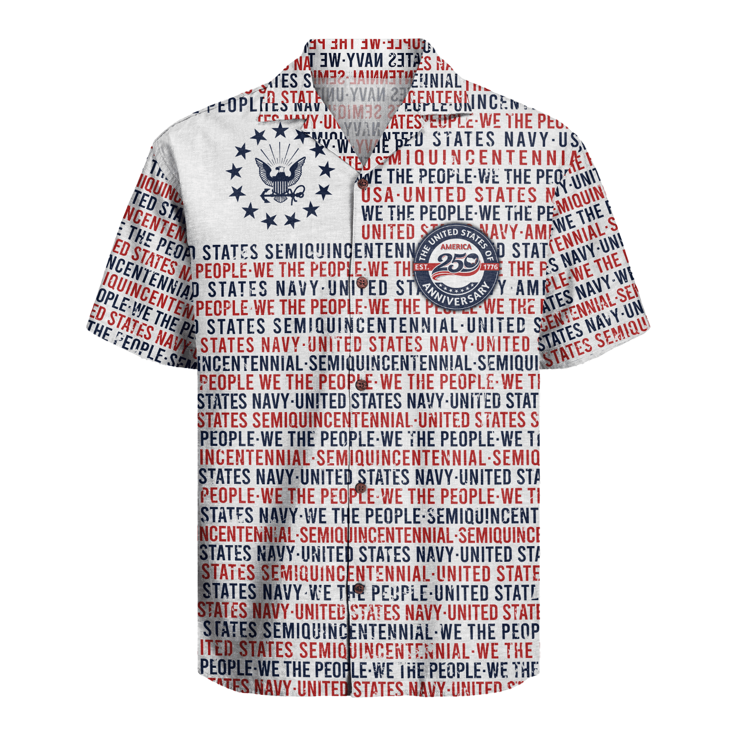 US Navy – America 250th Anniversary Hawaiian Shirt