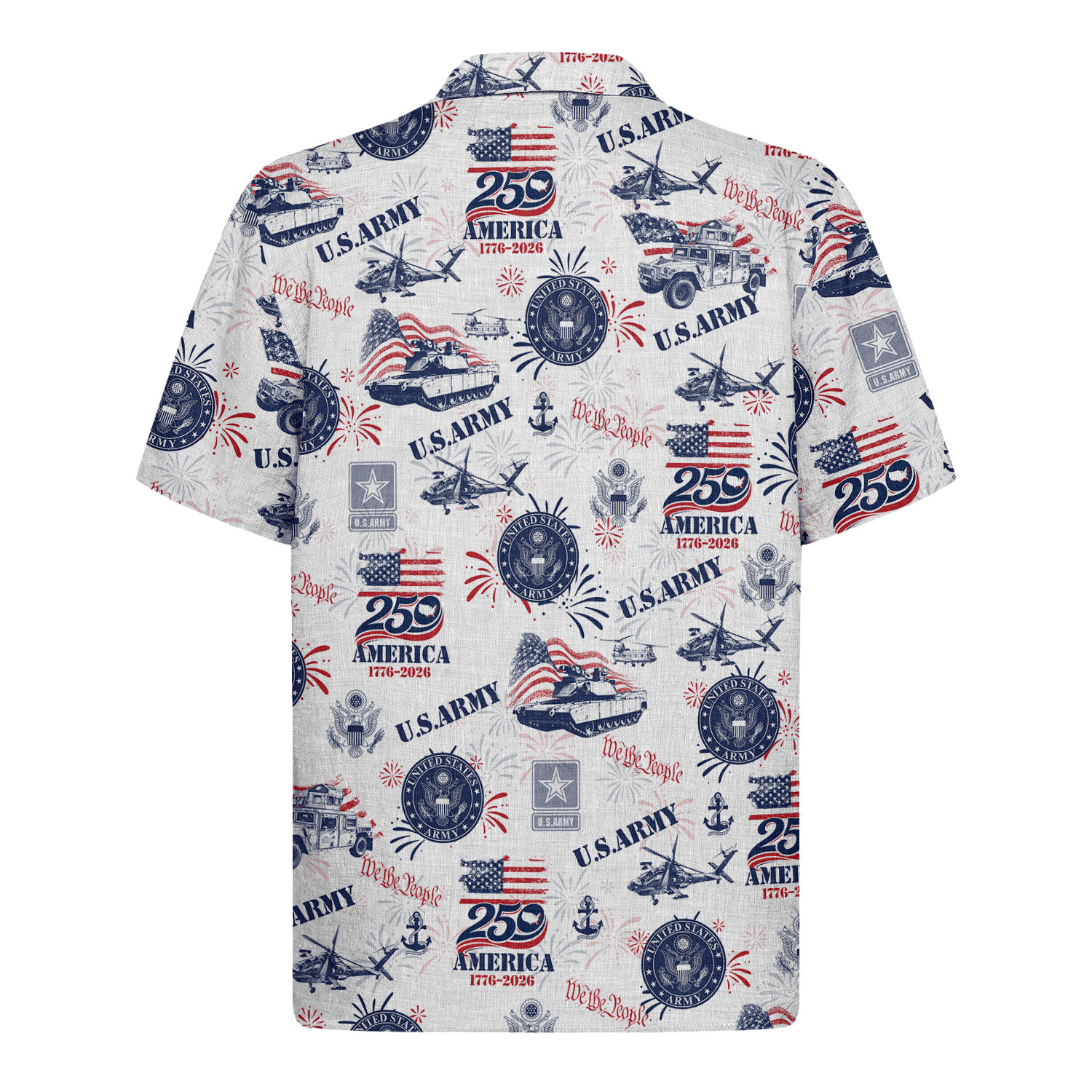 US Army – America 250th Anniversary Hawaiian Shirt
