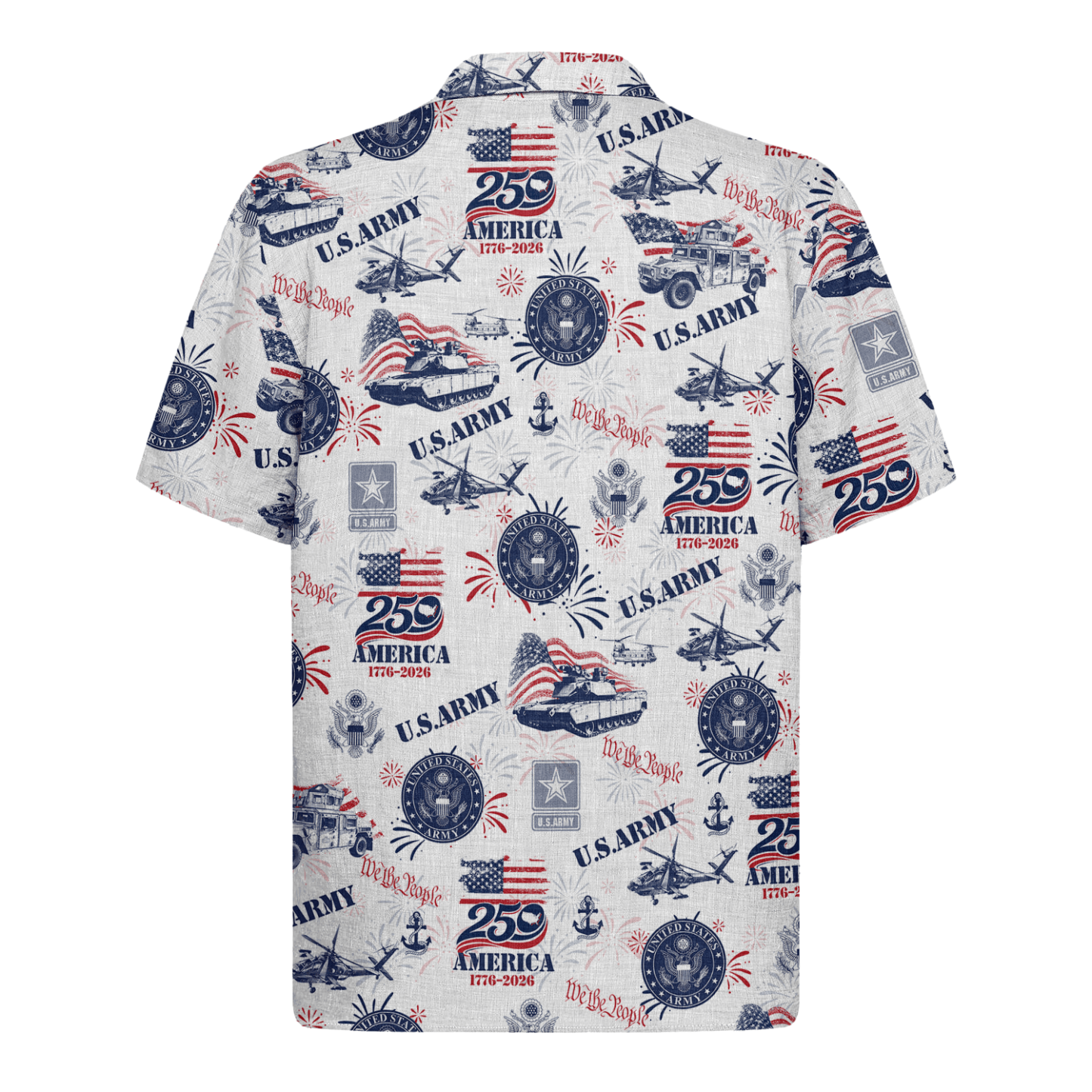 US Army – America 250th Anniversary Hawaiian Shirt