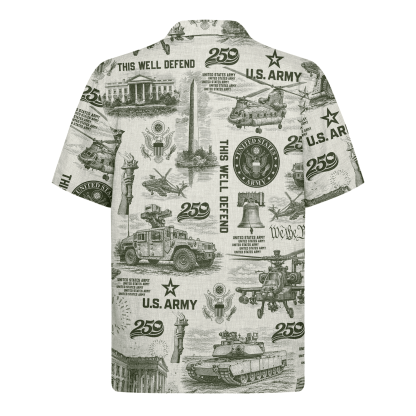 US Army – America 250th Anniversary Hawaiian Shirt
