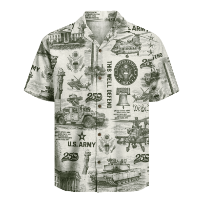 US Army – America 250th Anniversary Hawaiian Shirt