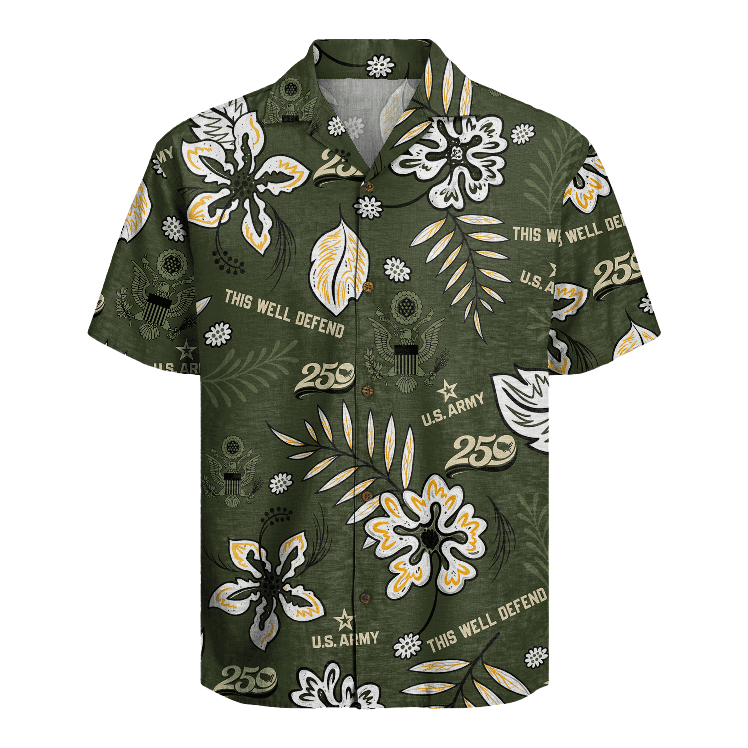 US Army – America 250th Anniversary Hawaiian Shirt