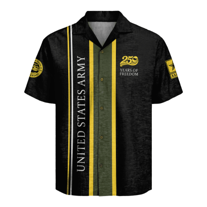 US Army – America 250th Anniversary Hawaiian Shirt