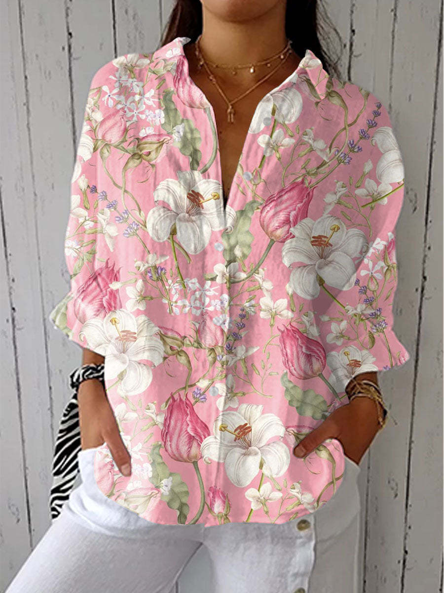 Cattleya Elegant Bloom Blouse