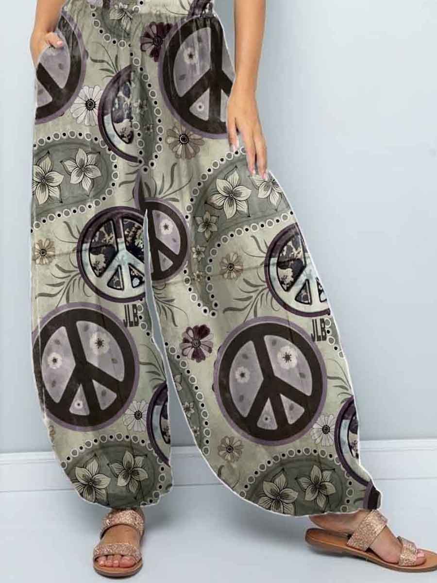 Women’s Vintage Hippie Harem Pants