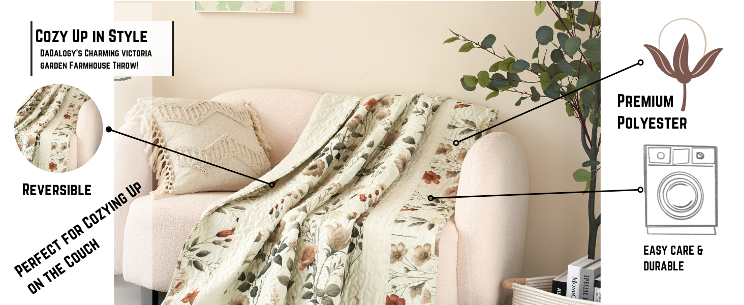 florall victoria garden lightweight lap throw throw blanket