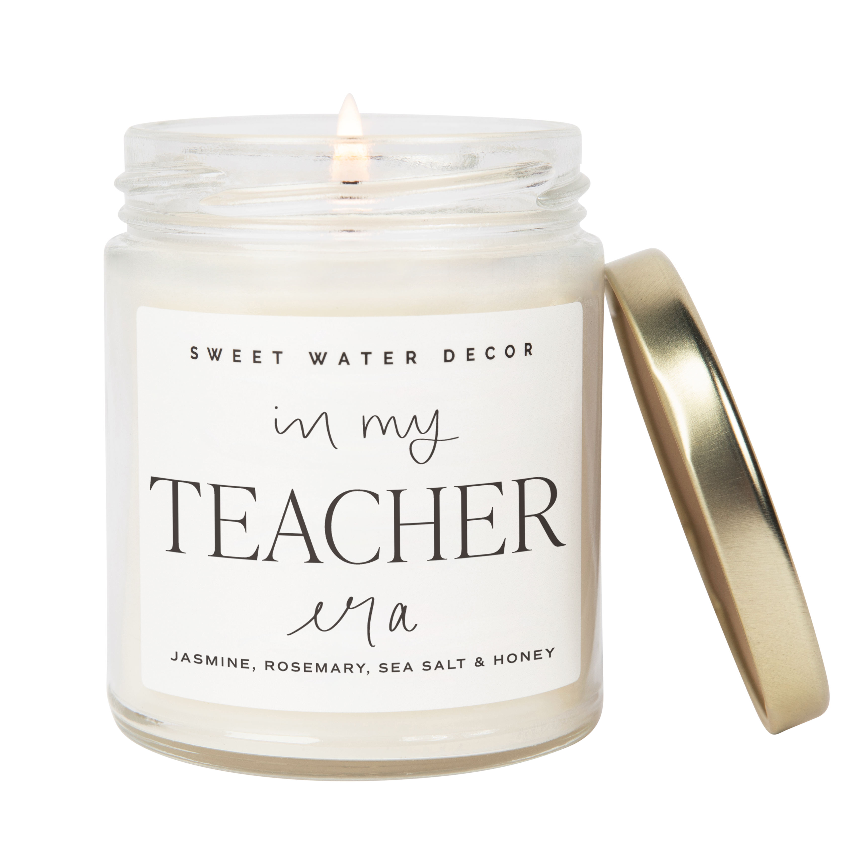 In My Teacher Era Soy Candle - Clear Jar - 9 oz