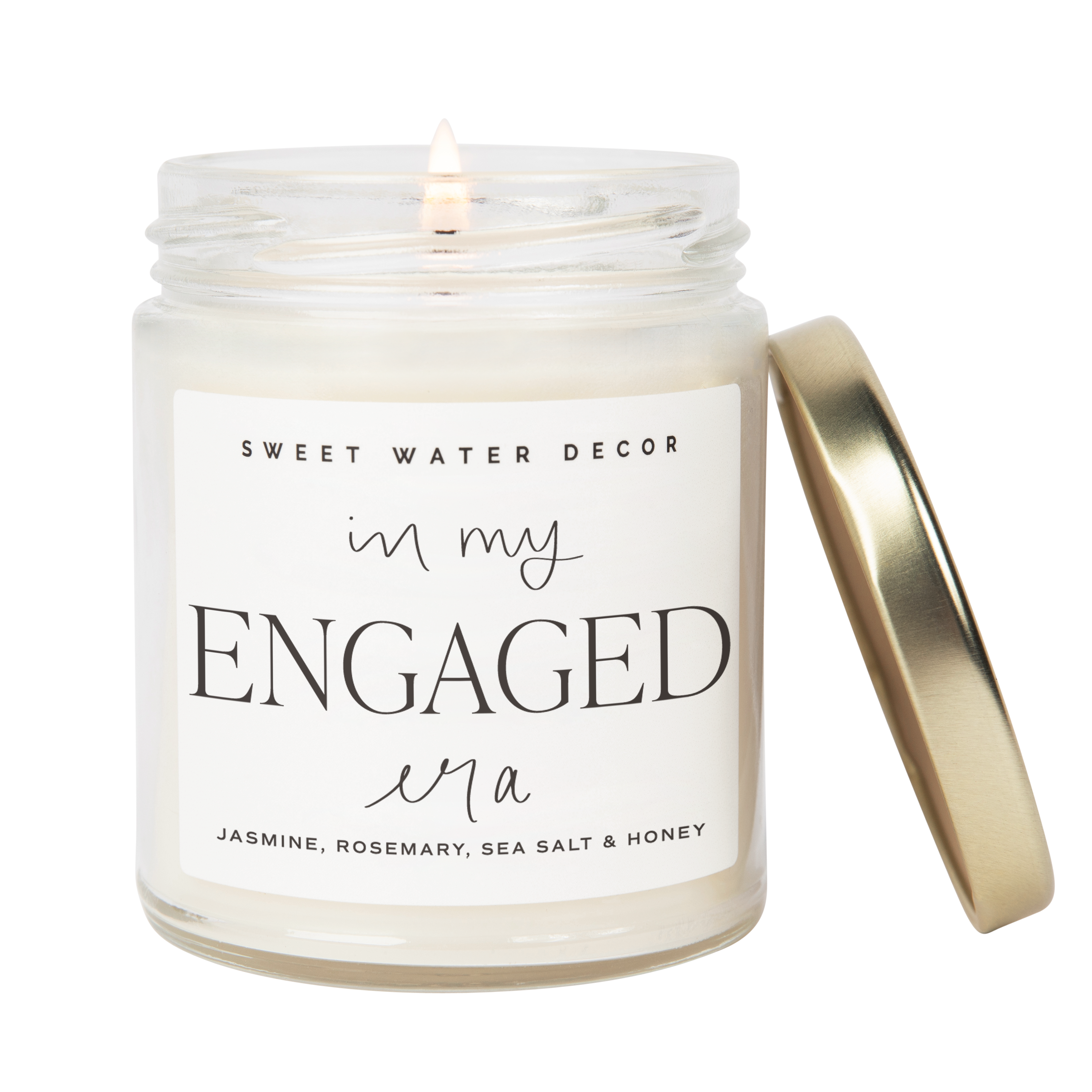 In My Engaged Era Soy Candle - Clear Jar - 9 oz