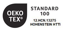 This item is OEKO-TEX®  Standard 100 certified