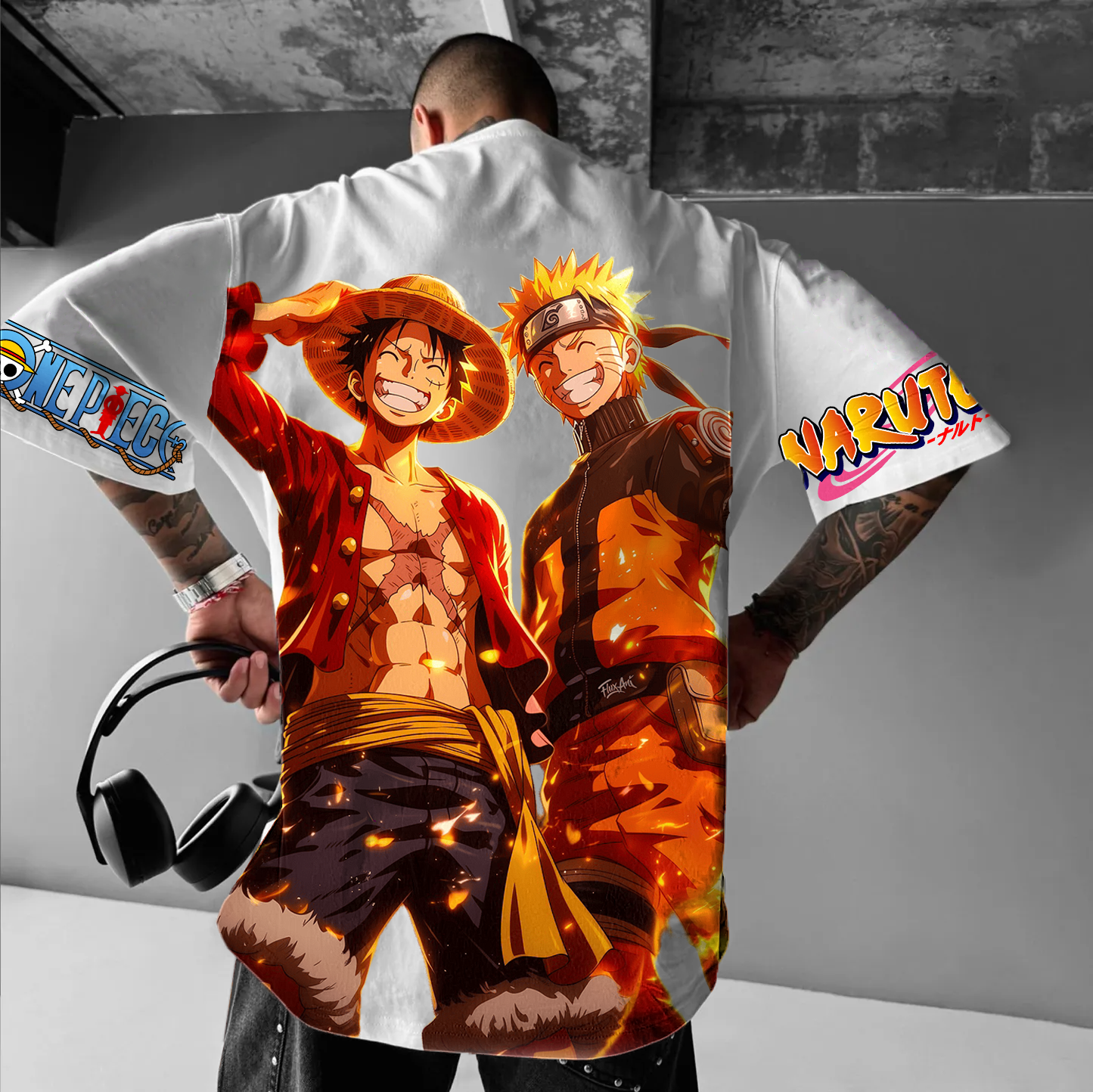 Unisex Anime “Naruto” Inspired Vintage T-Shirt