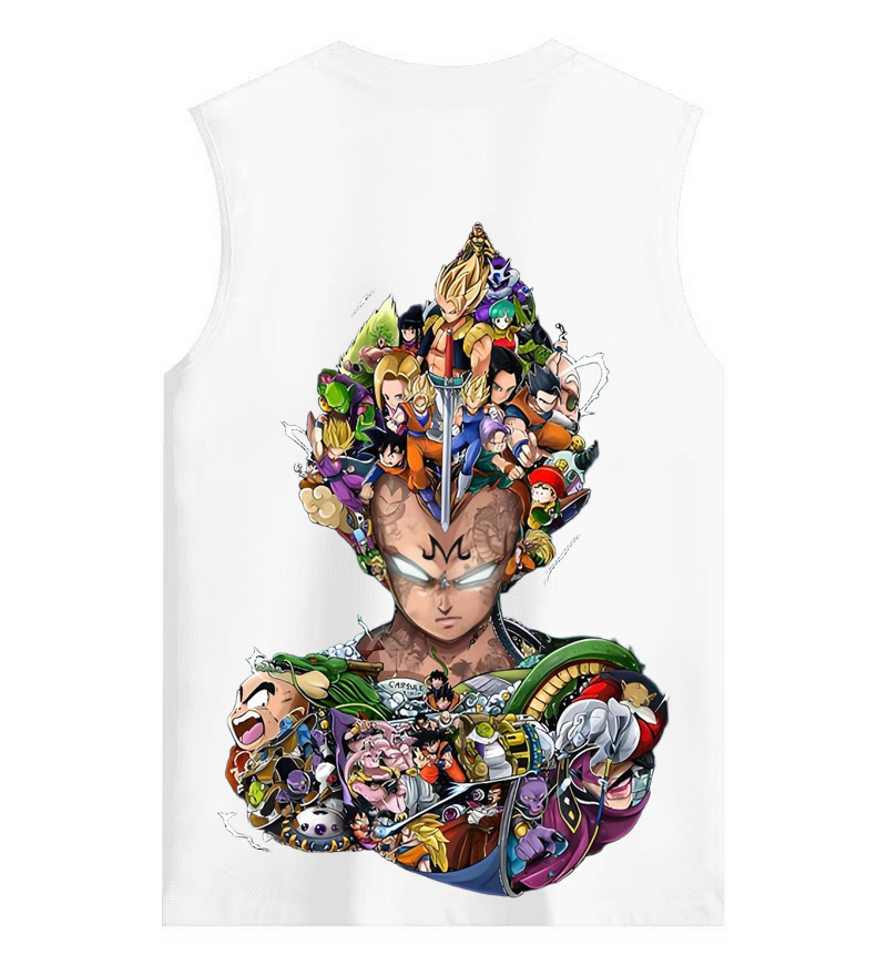 Unisex Anime Sleeveless Tank Top