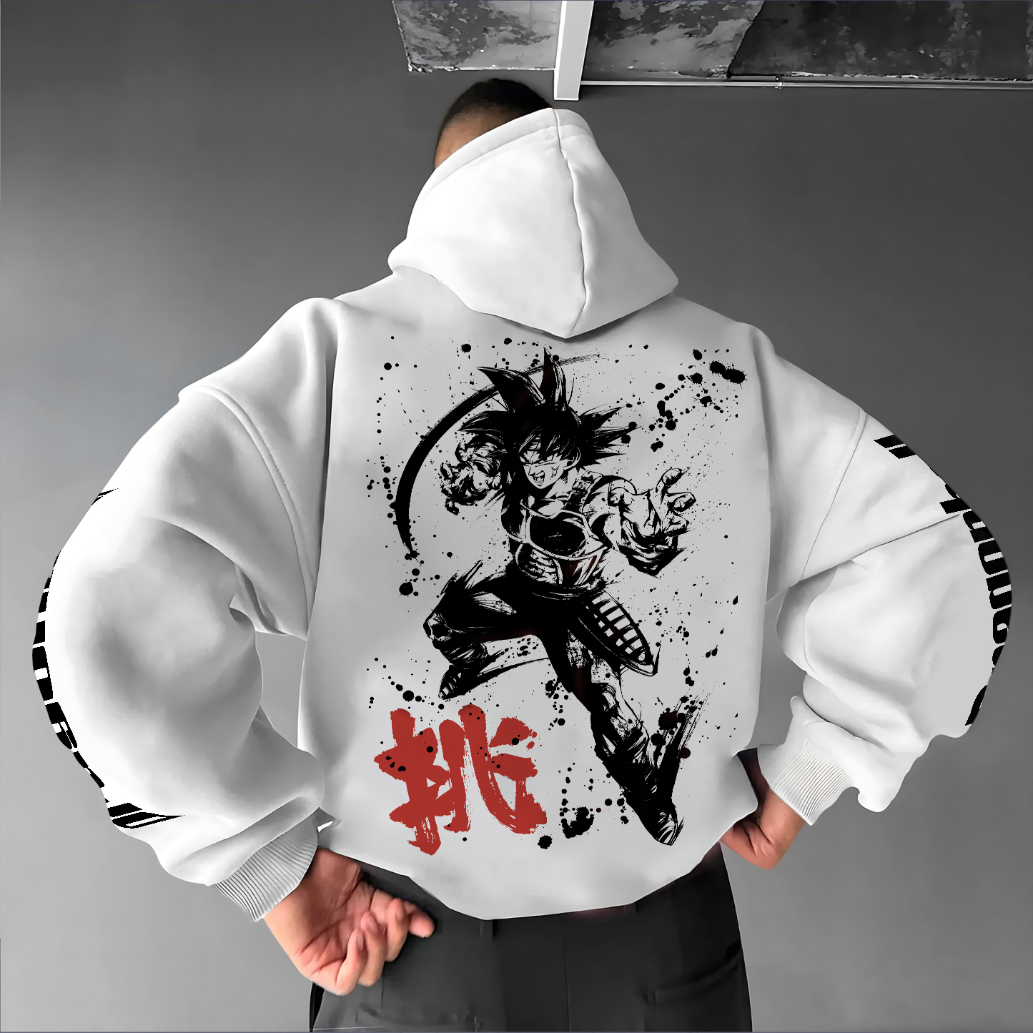 Unisex Anime Graphic Streetwear Vintage Hoodie
