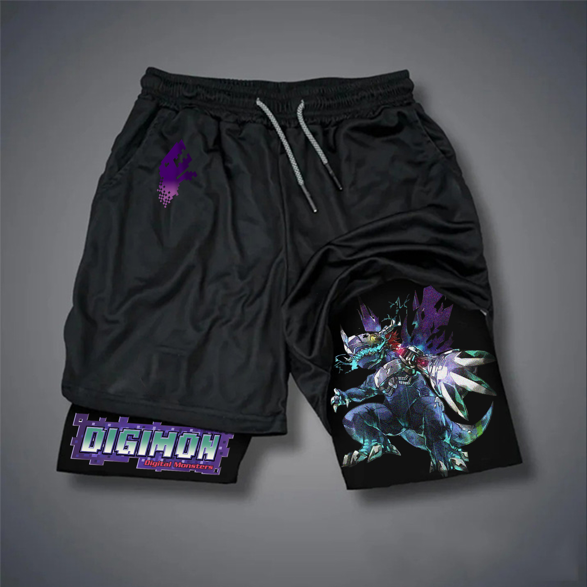 Unisex  “Digimon” Casual Anime Streetwear Shorts