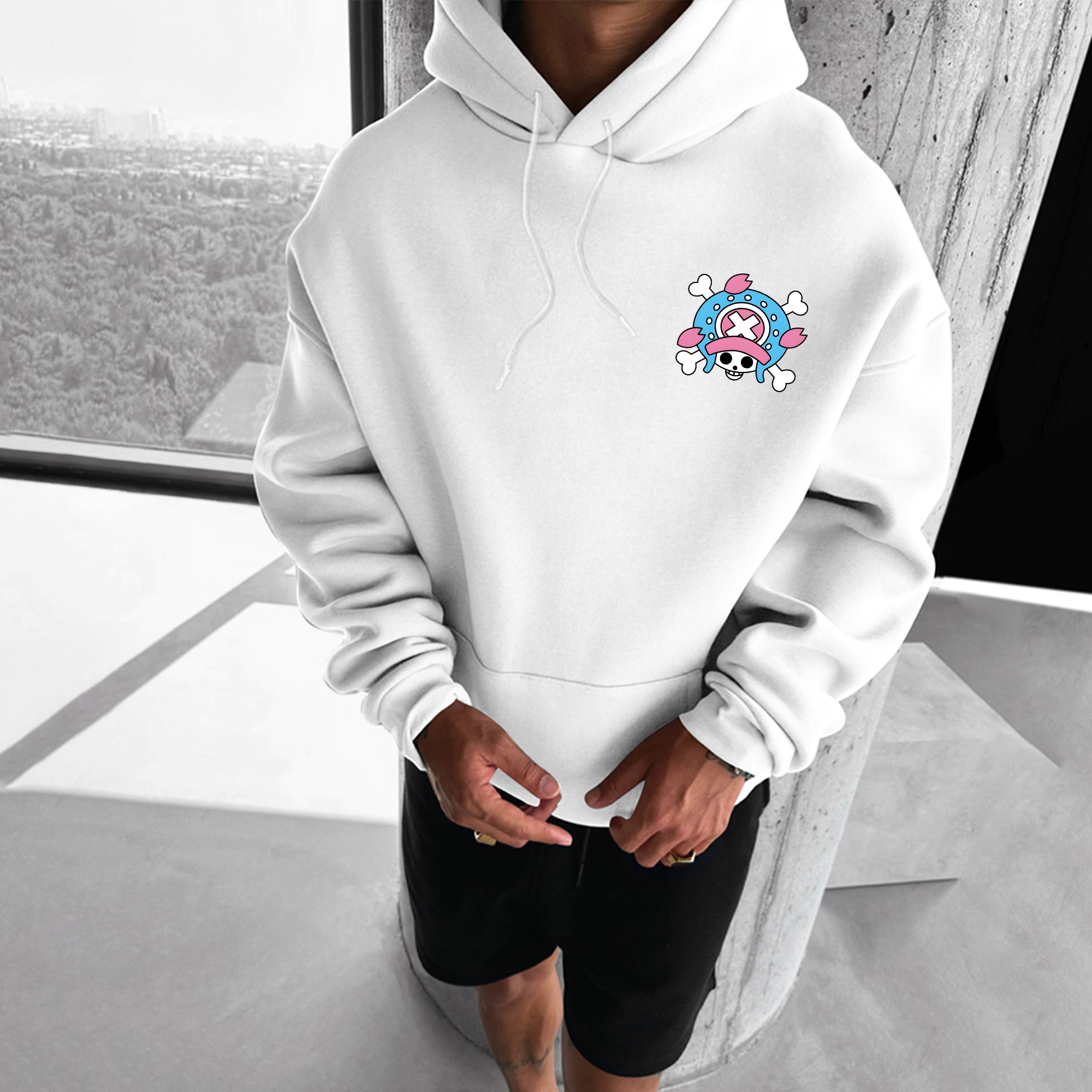 Unisex Anime Graphic Streetwear Vintage Hoodie-AnimeClothe