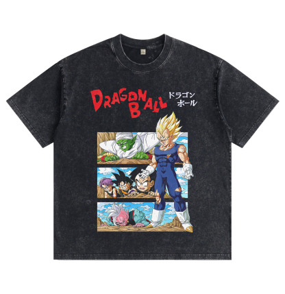Dragon Ball Vegeta Washed T-Shirt