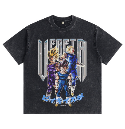 Dragon Ball Vegeta Washed T-Shirt