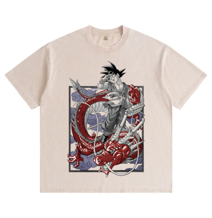 *Dragon Ball* "Summon Shenron" Distressed T-Shirt