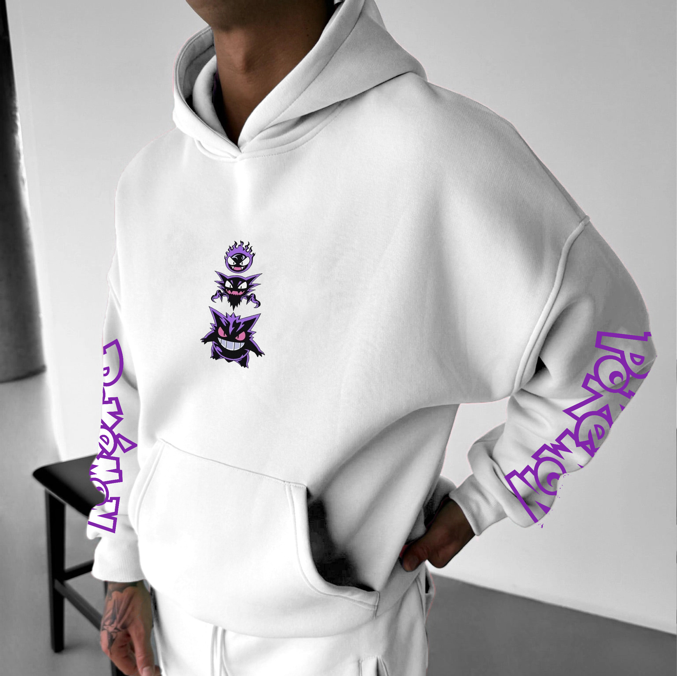 Unisex Anime Graphic Streetwear Vintage Hoodie