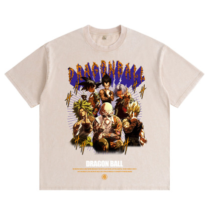 Dragon Ball International Gesture — Washed & Distressed T-Shirt