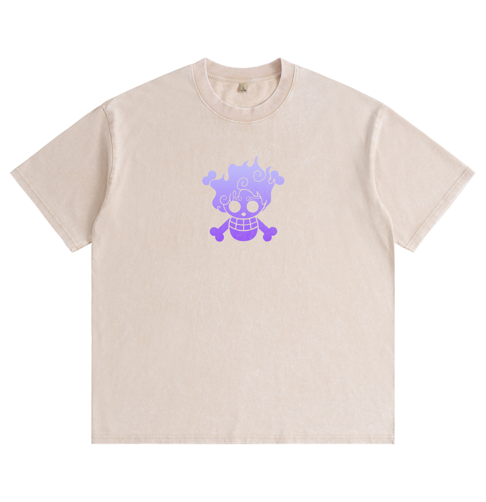 One Piece Luffy  Distressed Washed T-Shirt
