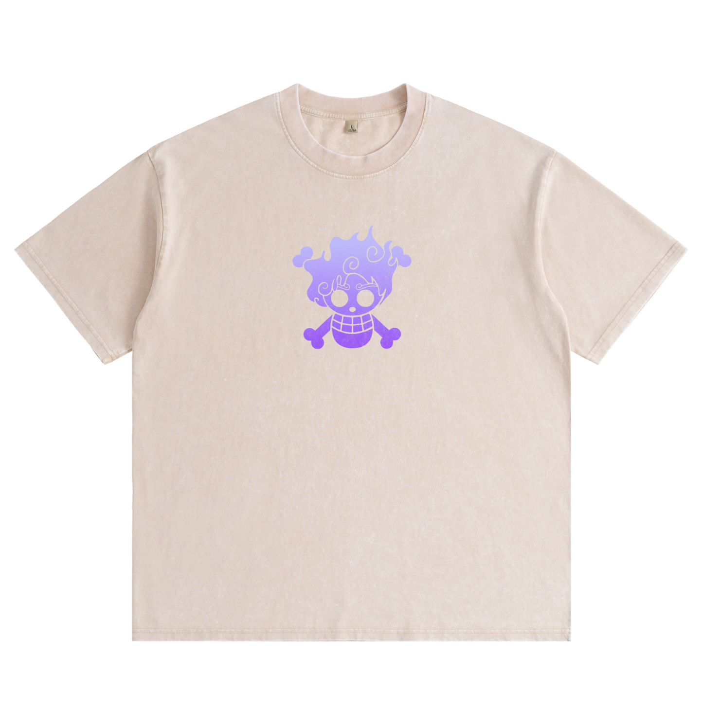 One Piece Luffy  Distressed Washed T-Shirt