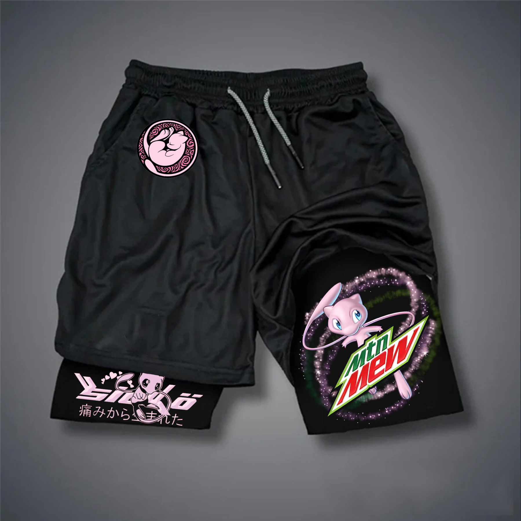 Unisex Casual Anime Streetwear Shorts-AnimeClothe