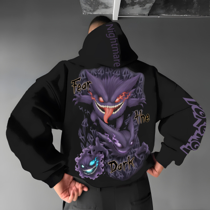 Unisex Anime Graphic Streetwear Vintage Hoodie-AnimeClothe