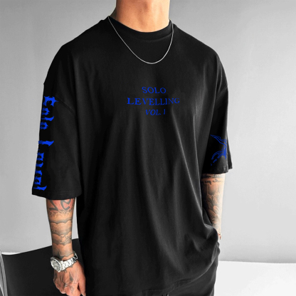 Unisex  "Solo Leveling" Anime Inspired Vintage T-Shirt