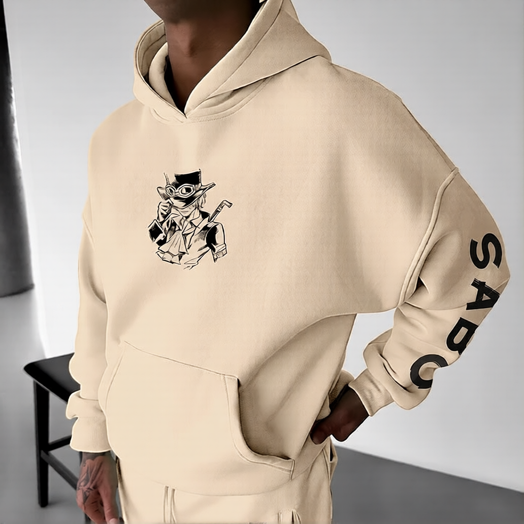 Unisex Anime Graphic Streetwear Vintage Hoodie