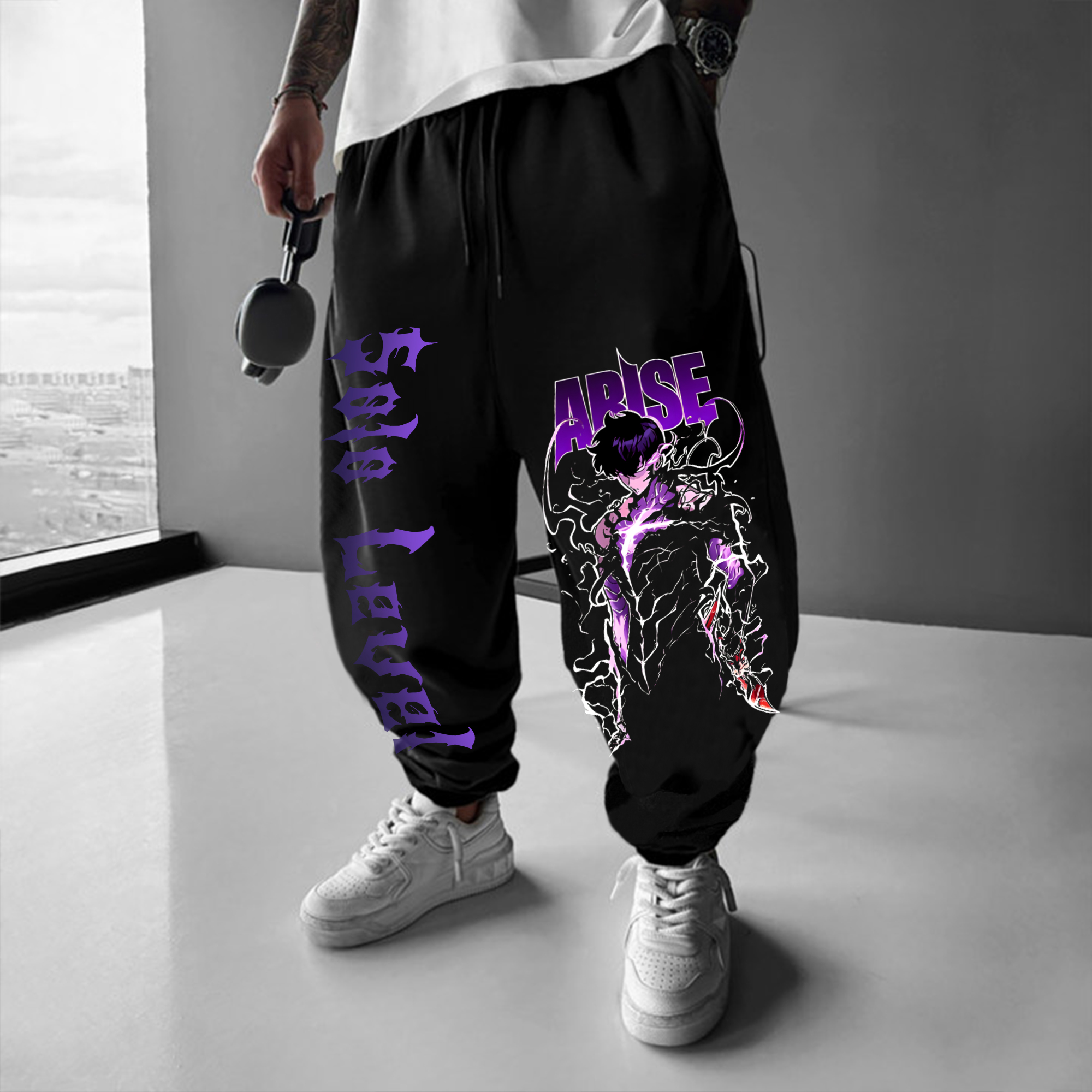 Unisex Casual Anime Streetwear Pants