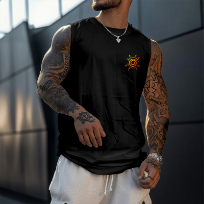 Casual  Anime “Anime”  Printed GYM Tank Top-AnimeClothe