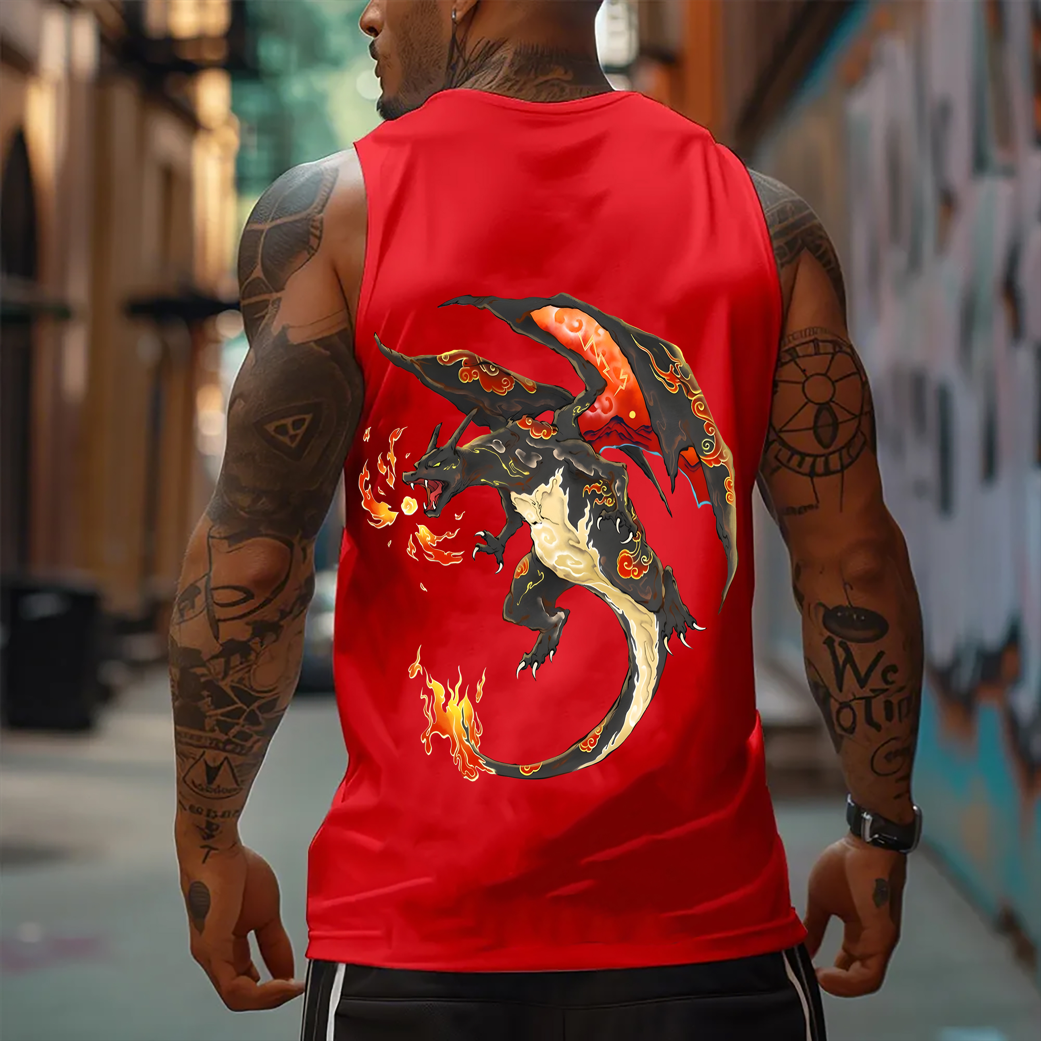 Unisex   Casual Anime  Tank Top-AnimeClothe