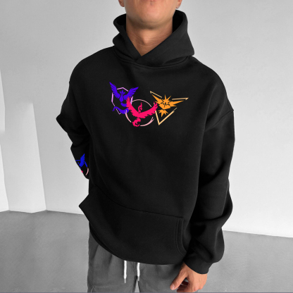 Unisex Anime Graphic Streetwear Vintage Hoodie-AnimeClothe