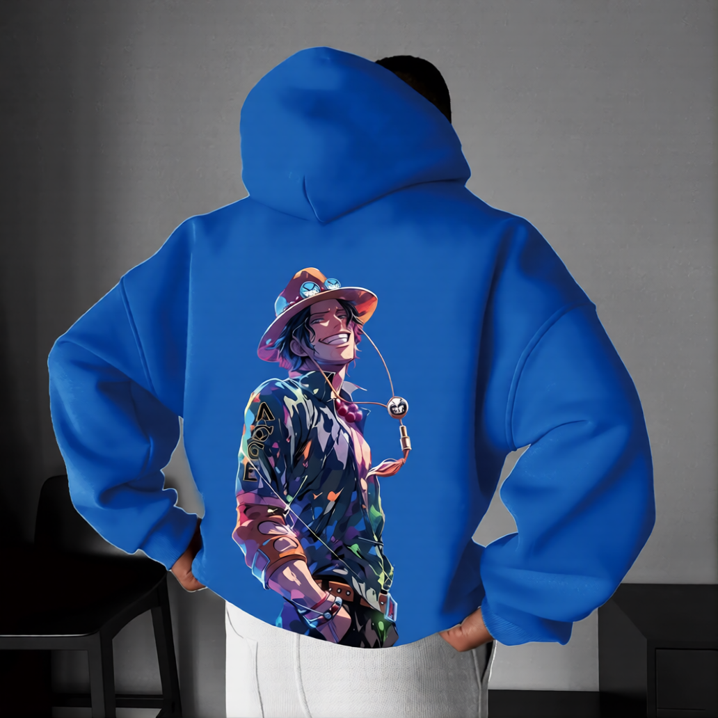 Unisex Anime Graphic Streetwear Vintage Hoodie