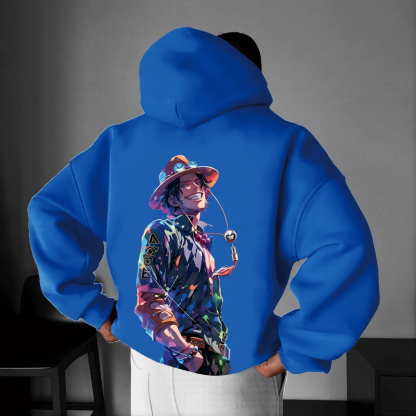Unisex Anime Graphic Streetwear Vintage Hoodie