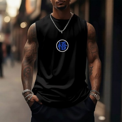 Unisex Anime Sleeveless Tank Top