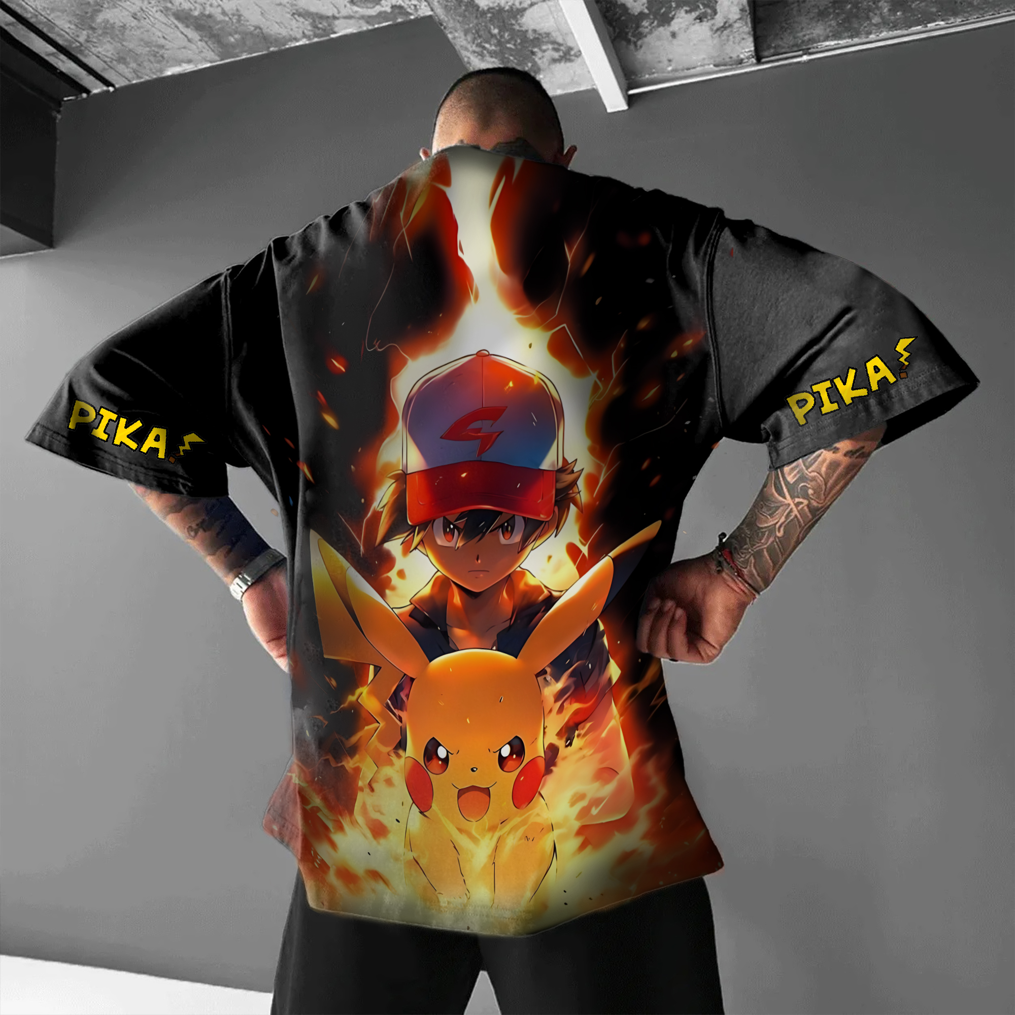 Unisex   Anime Inspired Vintage T-Shirt-AnimeClothe