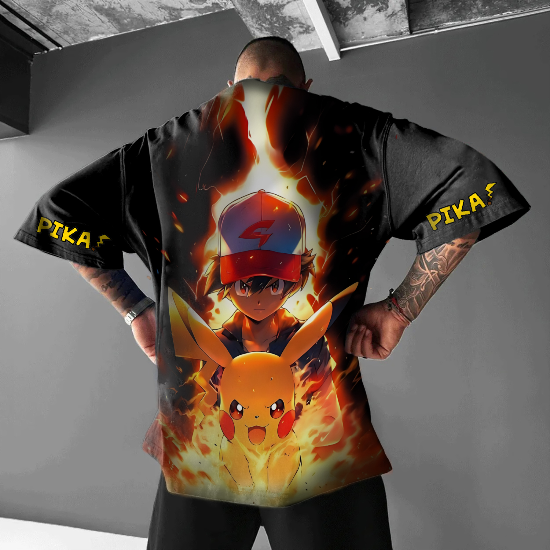 Unisex   Anime Inspired Vintage T-Shirt-AnimeClothe