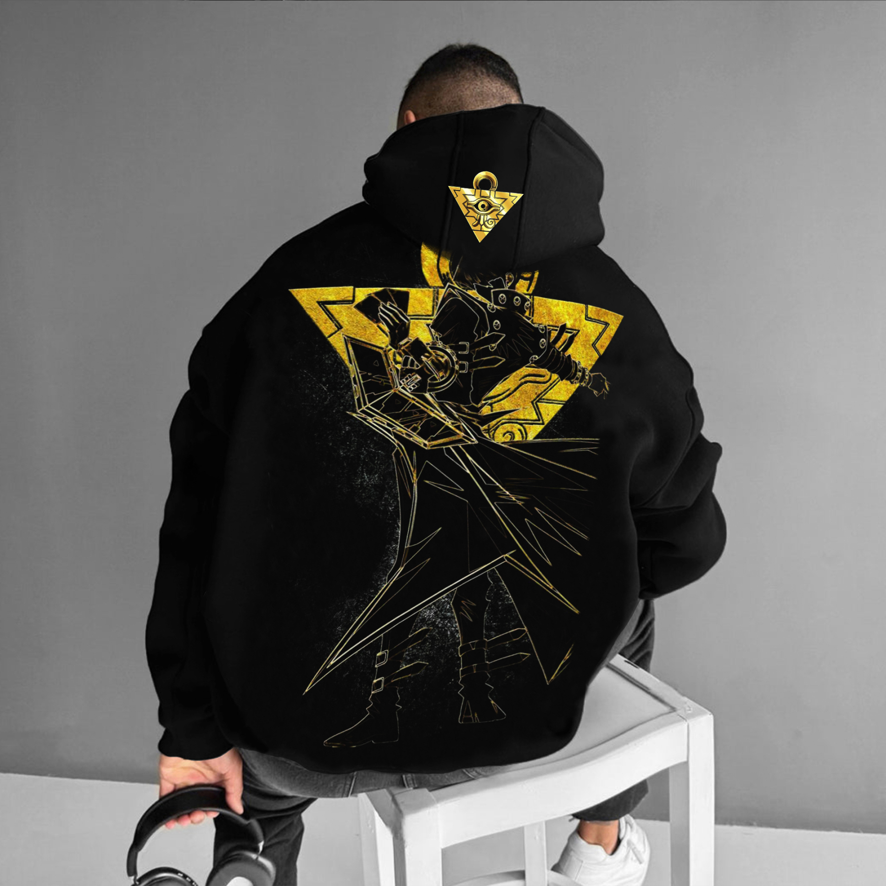 Unisex Anime Style Retro Hoodie