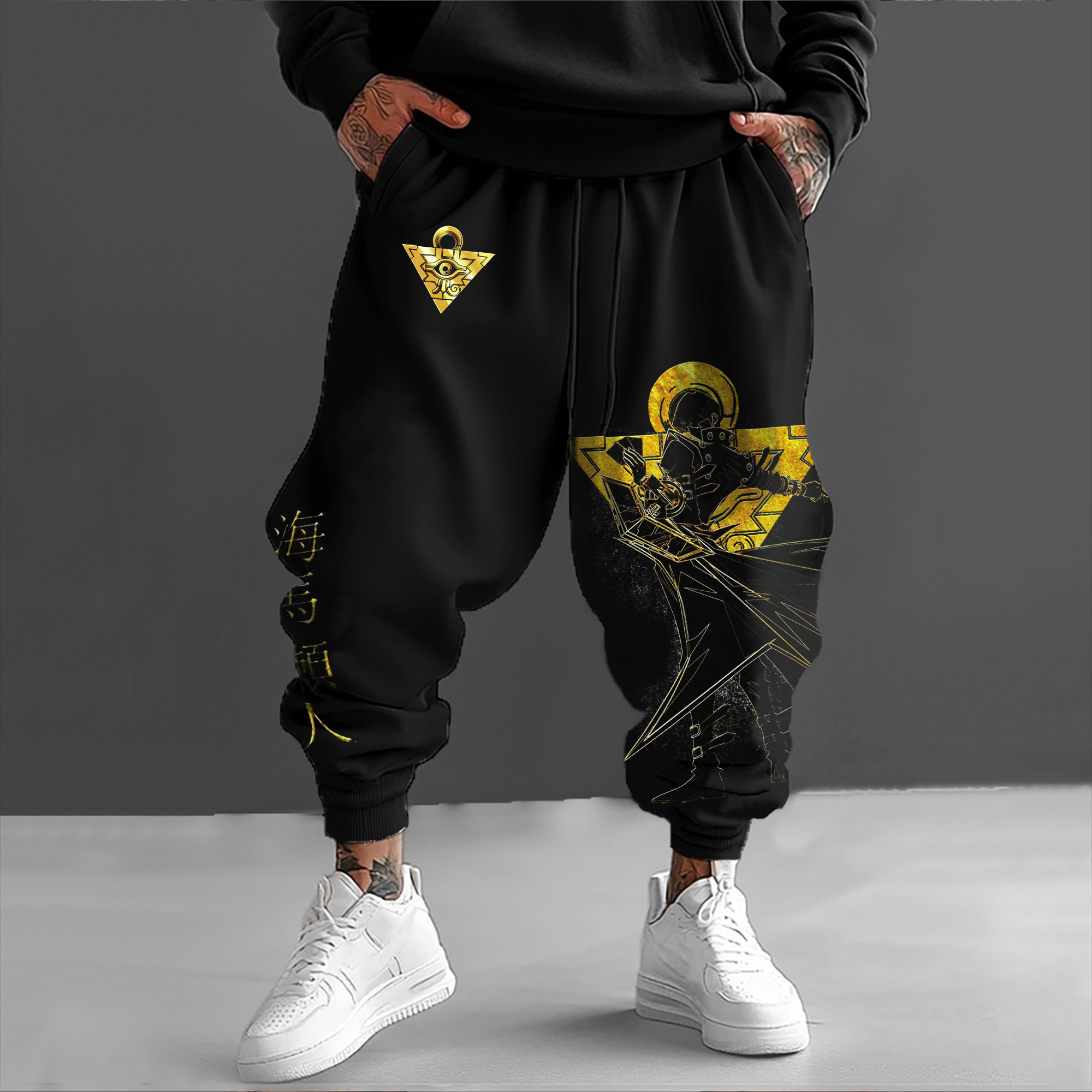 Unisex  Anime Style Retro Pants-AnimeClothe