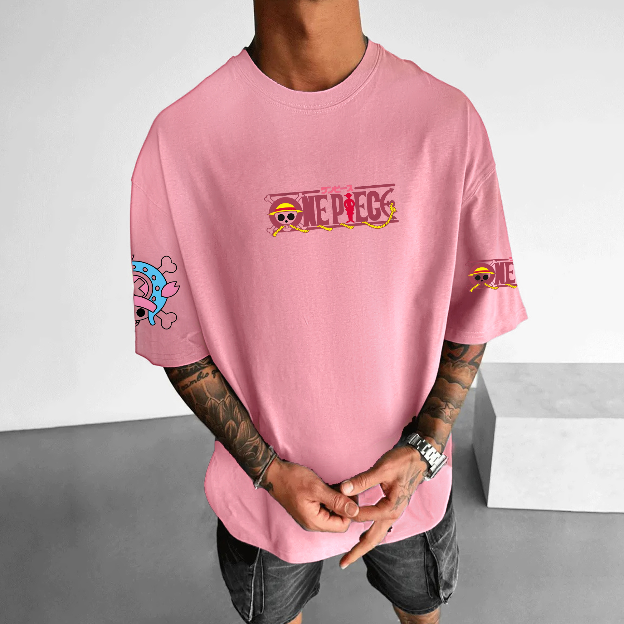 Unisex Anime Inspired Vintage T-Shirt-AnimeClothe