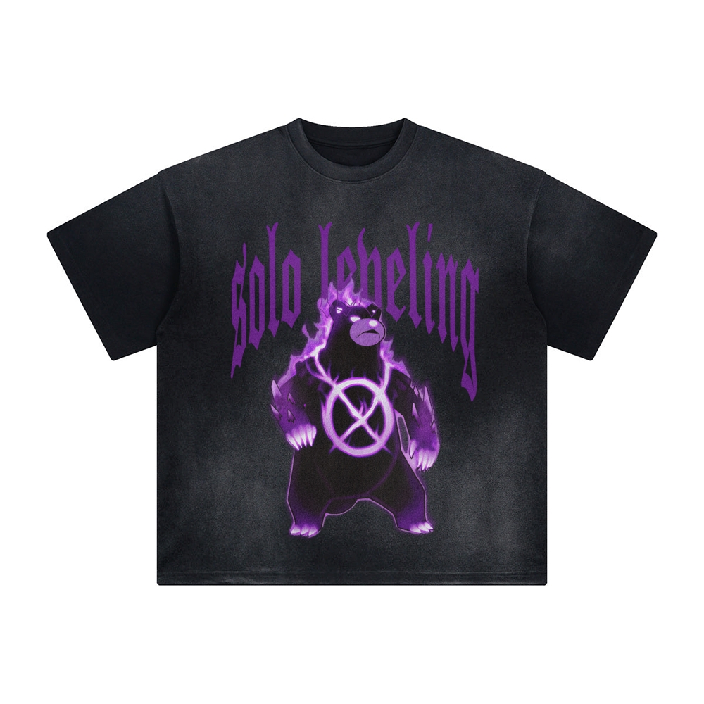 Unisex Anime Inspired Vintage T-Shirt-AnimeClothe