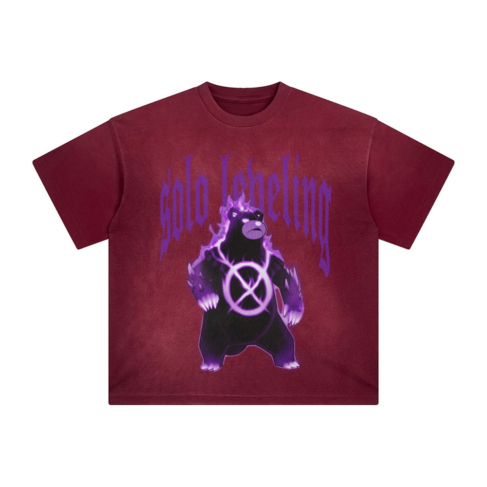Unisex Anime Inspired Vintage T-Shirt-AnimeClothe