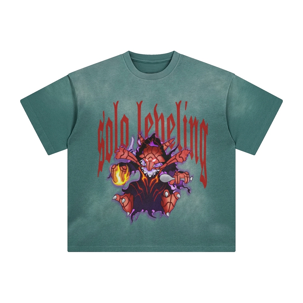 Unisex Anime Inspired Vintage T-Shirt-AnimeClothe