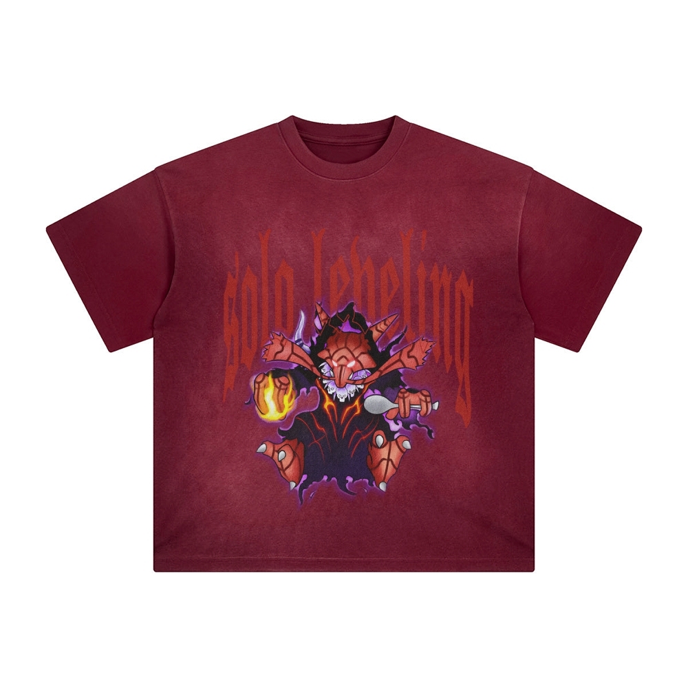 Unisex Anime Inspired Vintage T-Shirt-AnimeClothe