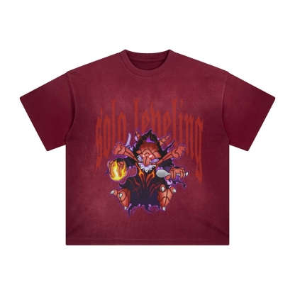 Unisex Anime Inspired Vintage T-Shirt-AnimeClothe